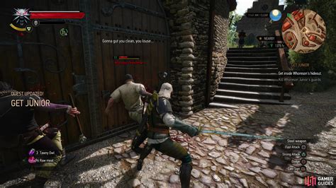 kill or spare whoreson junior|The Witcher 3: Get Junior walkthrough .